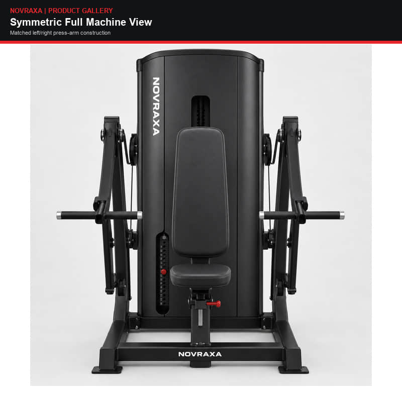 Selectorized Seated Chest Press Machine