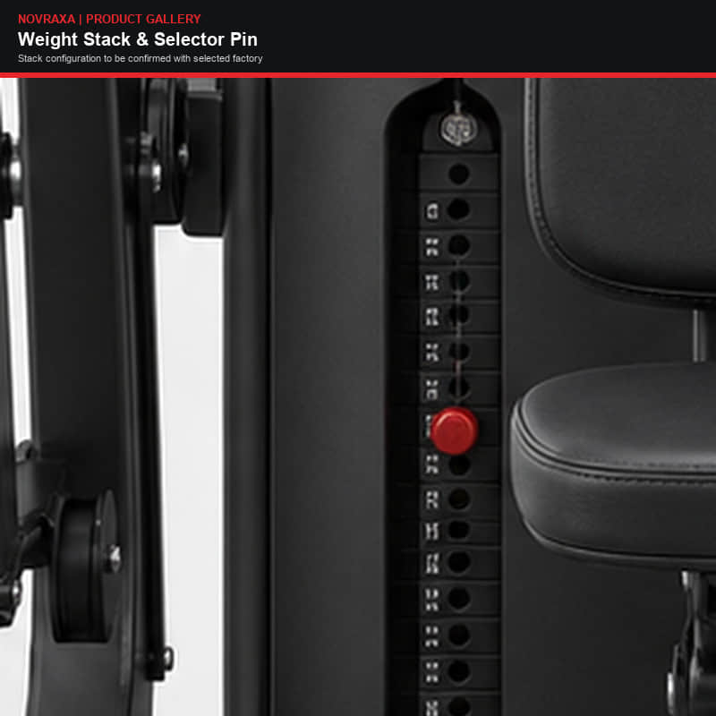 Selectorized Seated Chest Press Machine