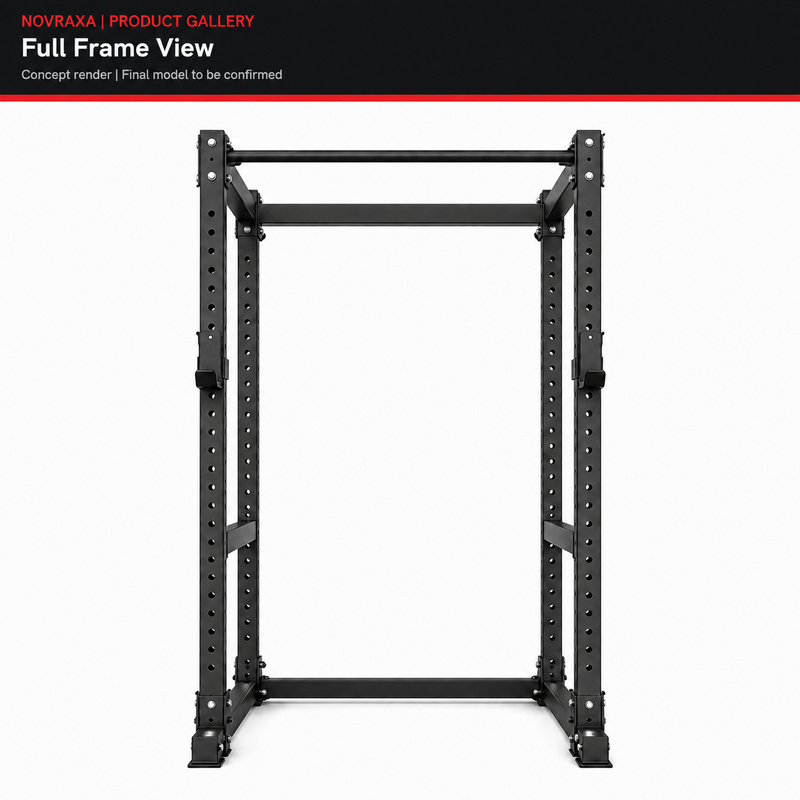 Heavy-Duty Commercial Power Rack