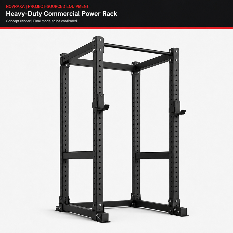 Heavy-Duty Commercial Power Rack