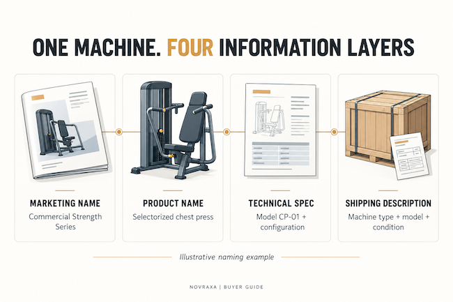 Gym Equipment Terminology for Importers: The Name Looks Right. Is the Machine Wrong?